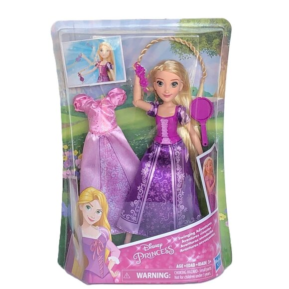 New in Box-Hasbro Disney Princess Swinging Adventures Rapunzel Doll - Picture 4 of 15